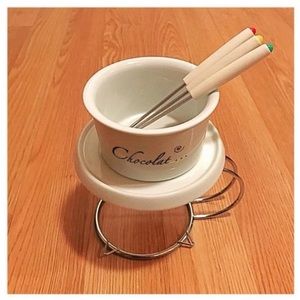 NIB {Bella Cucina} 6-pc Chocolate Fondue Set